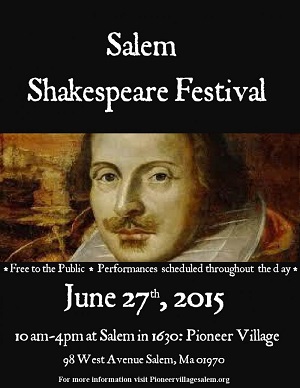 For those who might think the weekend before the 4th of July would be a quiet one in Salem, think again! Normally the Salem Main Streets blog focuses on ... - Shakespeare-Festival